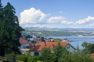 vistas a una ciudad con lago y edificios en Holiday home Salvia, en Opatija 17 fotos más