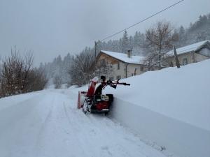 Relais de la Baume v zimě