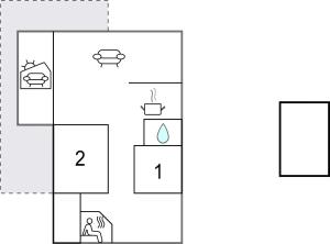 Půdorys ubytování Pet Friendly Home In Fanø With Wifi