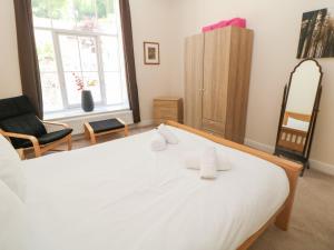 Katil atau katil-katil dalam bilik di Wye Apartment, Litton Mill