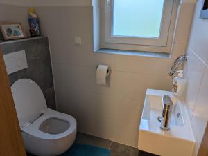 Koupelna v ubytování BergSeeZauber