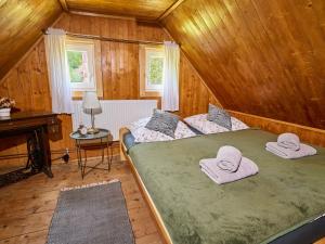 Ένα ή περισσότερα κρεβάτια σε δωμάτιο στο Holiday Home Marta by Interhome