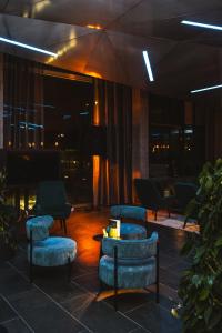 Posezení v ubytování DION Hotel Wattens