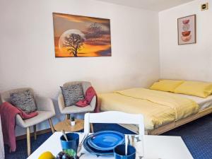 Studio BeKb-Gebäude Apt- G by Interhome客房内的一张或多张床位