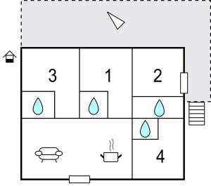 The floor plan of Il Molino - Casale Il Picchio