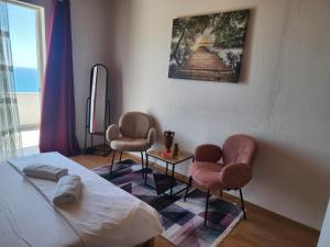 Postel nebo postele na pokoji v ubytování Adriatic Sea View Rooms