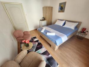 Postel nebo postele na pokoji v ubytování Adriatic Sea View Rooms