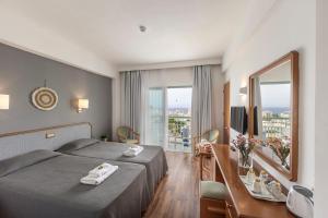 Antigoni Hotel客房内的一张或多张床位