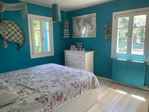 Ένα ή περισσότερα κρεβάτια σε δωμάτιο στο Warm and cozy house in Valpolicella