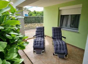 Posezení v ubytování Apartment Deni