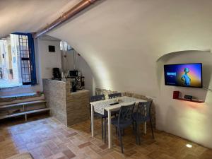 TV a/nebo společenská místnost v ubytování Da Matteo + 4 fotografie