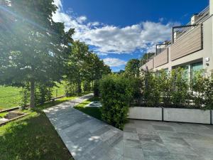 Сад в Deluxe apartment la Castagna