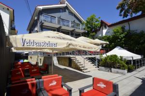 Bygningen som pensionatet ligger i