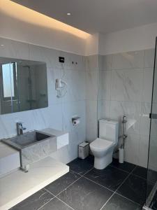 Koupelna v ubytování Hotel Tuyo