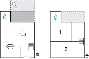 Plan piętra w obiekcie Amazing Home In Dobrinj With Wifi