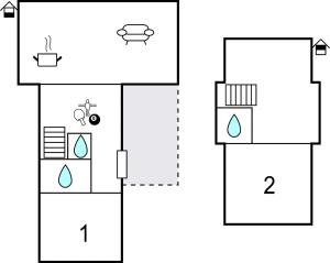Plán poschodí v ubytovaní Schoenes Ferienhaus Straden