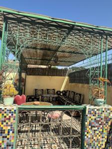 Restaurace v ubytování Le panoramique de Fes