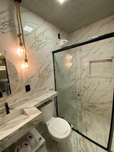 Koupelna v ubytování Casa Surf loftsparaiso