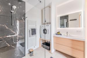 Koupelna v ubytování Grain d'Or - Proche Noirmoutier - Jardin