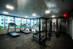 Fitness centrum a/nebo fitness zařízení v ubytování Flat Vista Mar , Piscina - Perto da Praia Manaíra