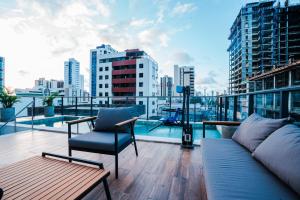 Bazén v ubytování Flat Vista Mar , Piscina - Perto da Praia Manaíra nebo v jeho okolí