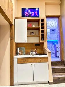 Η κουζίνα ή μικρή κουζίνα στο Lux S Central Apartment