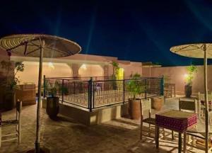 Balkon lub taras w obiekcie Red Vibes Hostel Marrakech