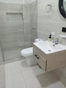 Koupelna v ubytování Natura 3 habitaciones rosado