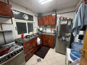 Kuchyň nebo kuchyňský kout v ubytování Room