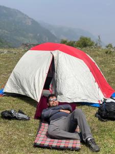 Příroda nedaleko luxury tent