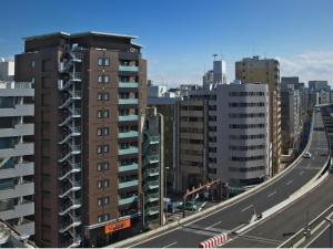 Nespecifikovaný výhled na destinaci Tokio nebo výhled na město při pohledu z hotelu