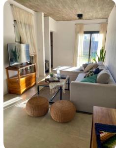 Μια τηλεόραση ή/και κέντρο ψυχαγωγίας στο Casa de huésped