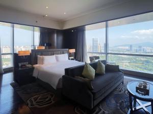 Postel nebo postele na pokoji v ubytování Crowne Plaza Zhangzhou by IHG
