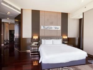 Postel nebo postele na pokoji v ubytování Crowne Plaza Zhangzhou by IHG