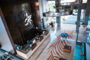 an overhead view of a lobby of a building at New Kuta Hotel by LORIN in Uluwatu