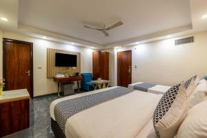 TV a/nebo společenská místnost v ubytování HOTEL NEU VILLA - New Delhi City Center