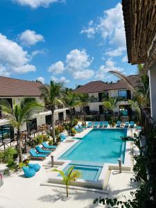 a view of the pool at the resort at Sand Beach Boutique in Bwejuu