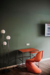 TV a/nebo společenská místnost v ubytování Weinstockwerk Hotel St Peter