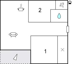 Grundriss der Unterkunft Ferienhaus 1 Wolfschlucht