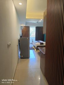 Χώρος καθιστικού στο Malsi Hideaway Studio