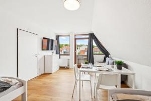 Posezení v ubytování Modern Apartment in Alzey