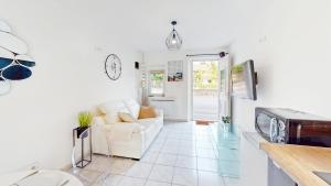 Posezení v ubytování Le Bel Ouvillais - Proche Plage & Chemins Rando