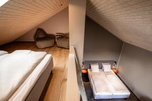 Postel nebo postele na pokoji v ubytování Hotel Melfarhus