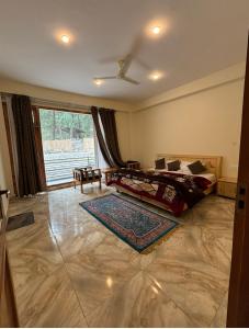 Posezení v ubytování Hg resort and camp kasol