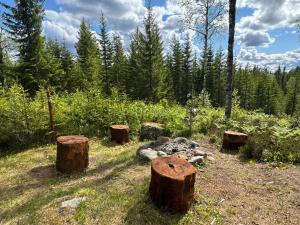 Giardino di Glamping Tent with amazing view in the forest