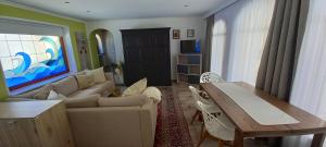 Posezení v ubytování Fischerhof Appartements