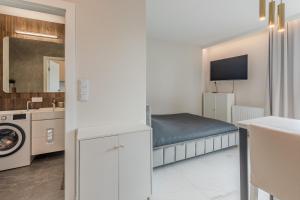 Posteľ alebo postele v izbe v ubytovaní Rent40 Apartamenty Aura 2 Gdańsk Old Town + 37 fotografií