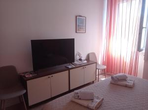 Televiisor ja/või meelelahutuskeskus majutusasutuses Rooms Šećer