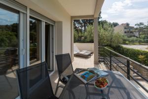 Balkón nebo terasa v ubytování Apartments Mauri