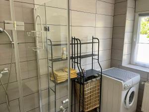 Koupelna v ubytování Apartma Zeus